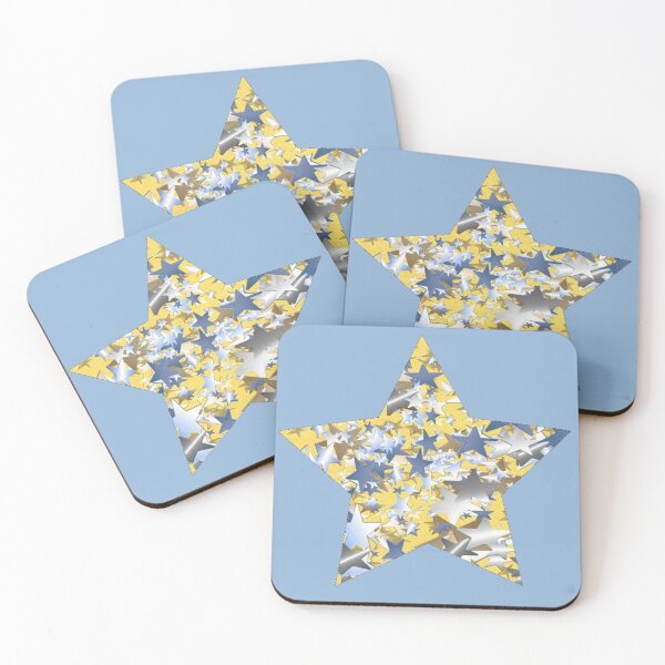 Item preview, Tiny Colored Stars Inside Yellow Star designed and sold by KDStout.