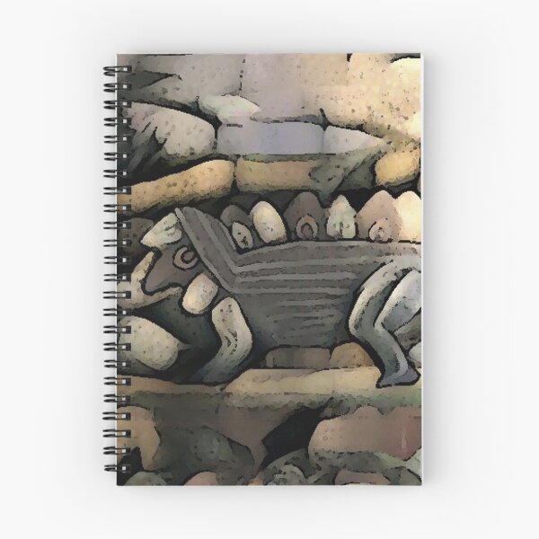 Item preview, STONE STYLIZED DINOSAUR IN SEPIA TONES OF YELLOW, BROWN AND GREYS designed and sold by Artistree.