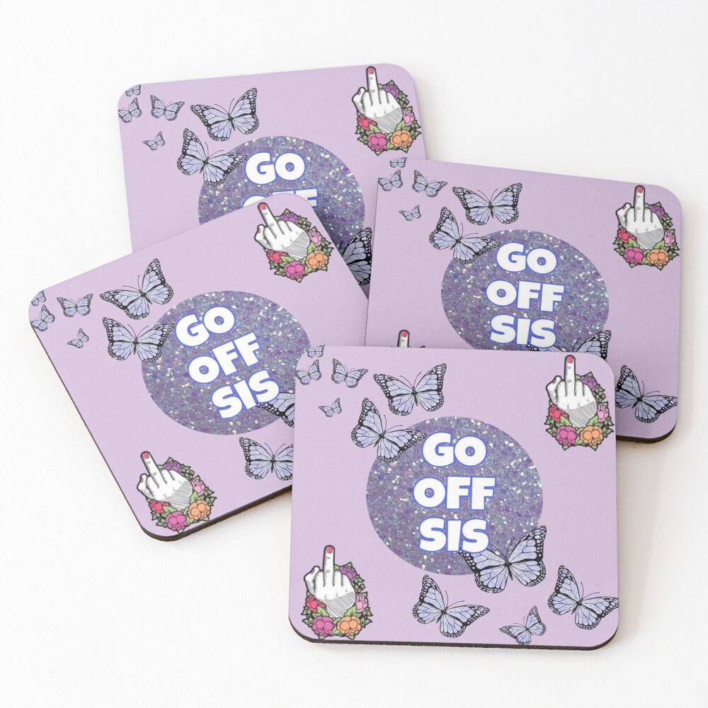 Item preview, Coasters (Set of 4) designed and sold by RudeFemme.