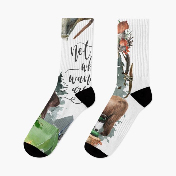 Item preview, Not All Who Wander designed and sold by Laura Lise Wong.