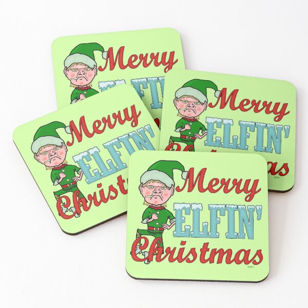 Item preview, Funny Merry Elfin Christmas Bah Humbug designed and sold by emkayhess.