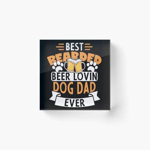 Item preview, Beer Loving Dog Dad Gift designed and sold by SlinkyDesigns.