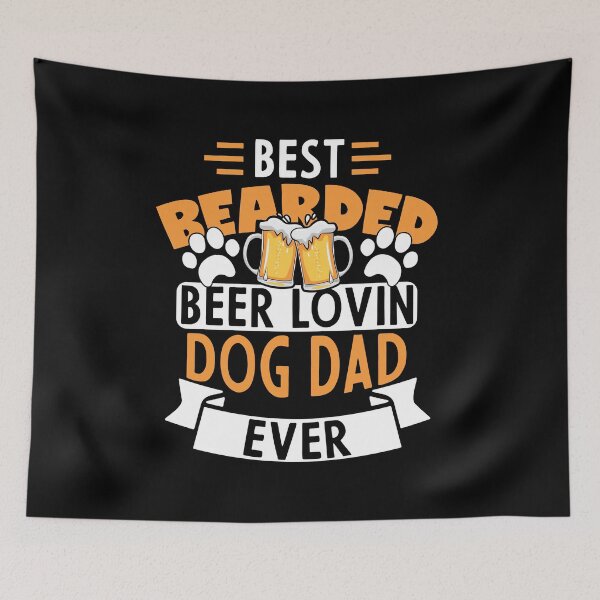 Item preview, Beer Loving Dog Dad Gift designed and sold by SlinkyDesigns.