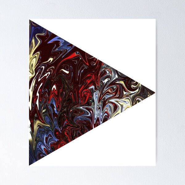 Item preview, ABSTRACT PLAY BUTTON designed and sold by GINTART.