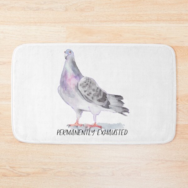 Item preview, Permanently Exhausted Pigeon designed and sold by Laura Lise Wong.