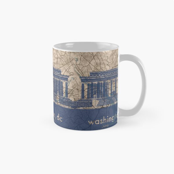 Item preview, Map + Silhouette | Washington, DC designed and sold by CPTVDesign.