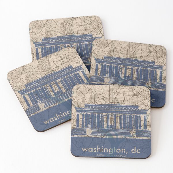 Item preview, Map + Silhouette | Washington, DC designed and sold by CPTVDesign.