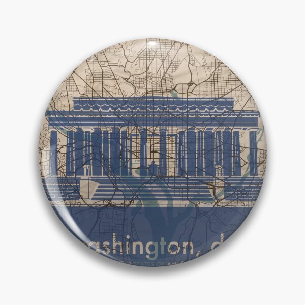 Item preview, Map + Silhouette | Washington, DC designed and sold by CPTVDesign.
