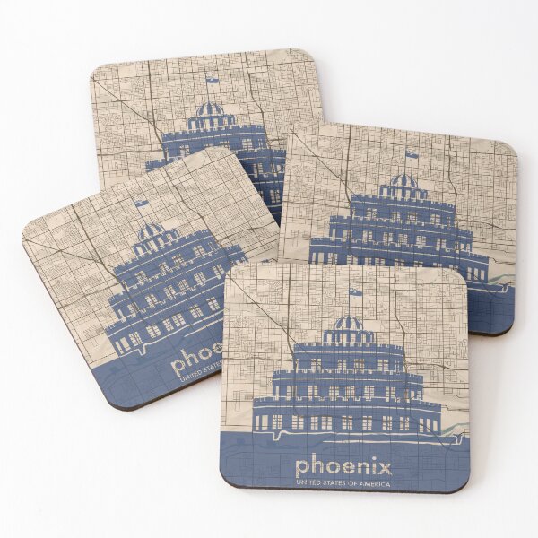 Item preview, Map + Silhouette | Phoenix designed and sold by CPTVDesign.