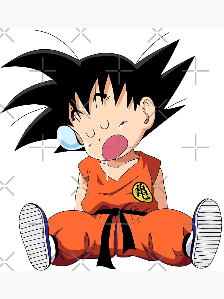 Little Kid Goku Cute Holding Dragon Ball Figure Model Collectible! | eBay