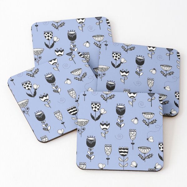 Item preview, Scandi Folk Art Flowers designed and sold by Lisa Barry.