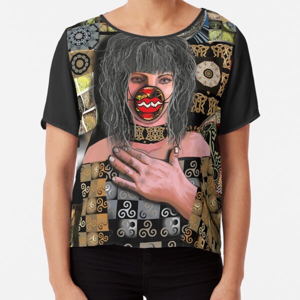 Ring A Ring Of Roses Chiffon Top
