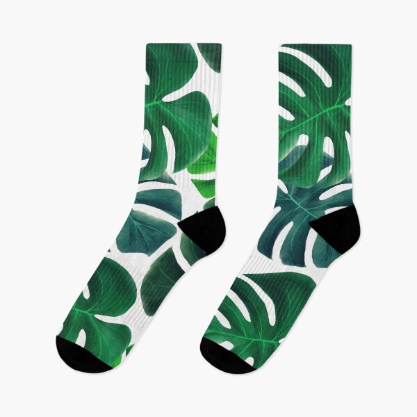 Item preview, Tropical Monstera Leaf Pattern designed and sold by Laura Lise Wong.