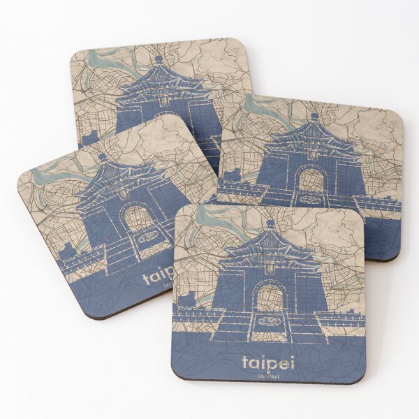 Item preview, Map + Silhouette | Taipei designed and sold by CPTVDesign.