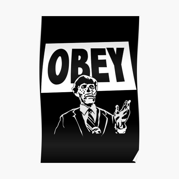 OBEY Mind Control Poster