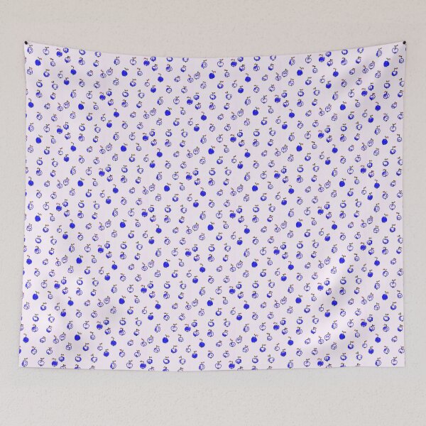 Item preview, A few apples - blue designed and sold by KarolinaSt.
