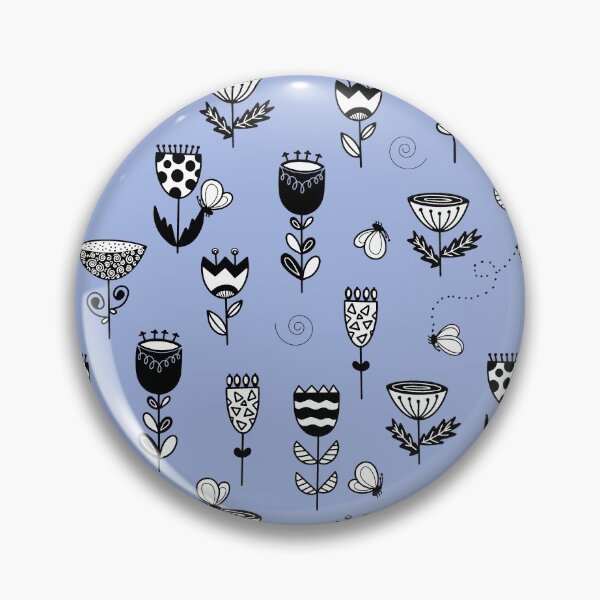 Item preview, Scandi Folk Art Flowers designed and sold by Lisa Barry.