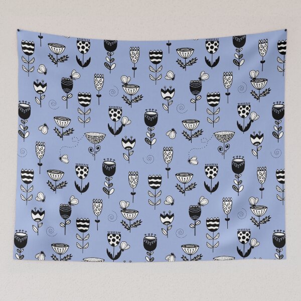 Item preview, Scandi Folk Art Flowers designed and sold by Lisa Barry.