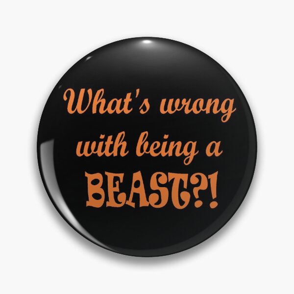 Item preview, Being Beastly (Orange Text) designed and sold by DisneyFanatic23.