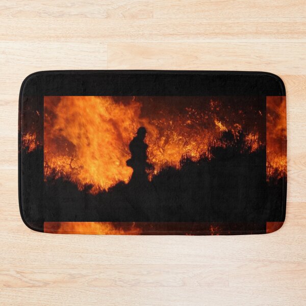 Item preview, Fireman Silhouette in front of Fire designed and sold by PLLDesigns.