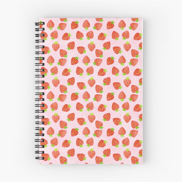 Item preview, Strawberry Cream Pattern Pretty Pink and Red designed and sold by emkayhess.