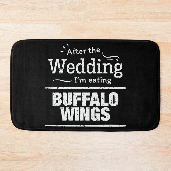 Item preview, After wedding I'm eating buffalo wings Wedding Diet T Shirt designed and sold by Orange Pieces.