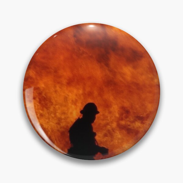 Item preview, Fireman Silhouette in front of Fire designed and sold by PLLDesigns.