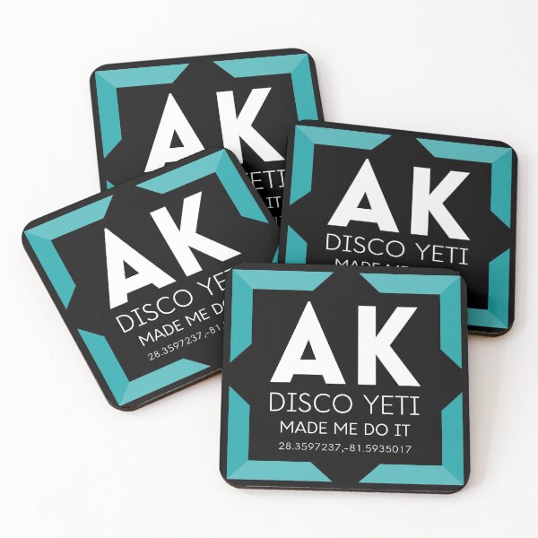 Item preview, AK Disco Yeti Made Me Do It- Blue  corners designed and sold by morelando.