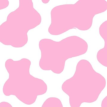 Rose Pink Cow Print Wallpaper