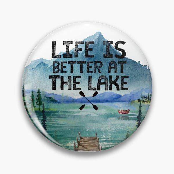 Item preview, Life is Better at the Lake designed and sold by Laura Lise Wong.