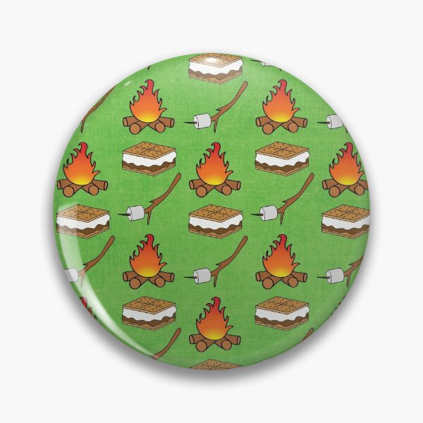 Artikelvorschau, S'mores mit "strukturiertem" grünem Hintergrund entworfen und verkauft von PLLDesigns.