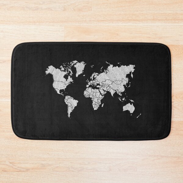 Item preview, Mandala World Map, Coloring Travel Map, World Travel Map to Color In designed and sold by Anna Grunduls.