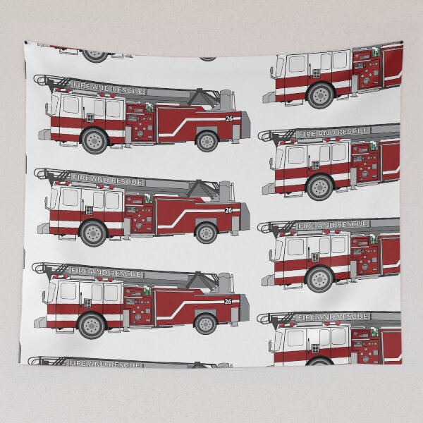 Item preview, Fire Truck, Ladder Truck designed and sold by PLLDesigns.