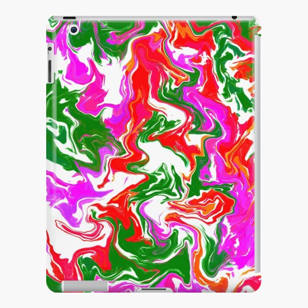 Digital Pour Abstract Print iPad Snap Case
