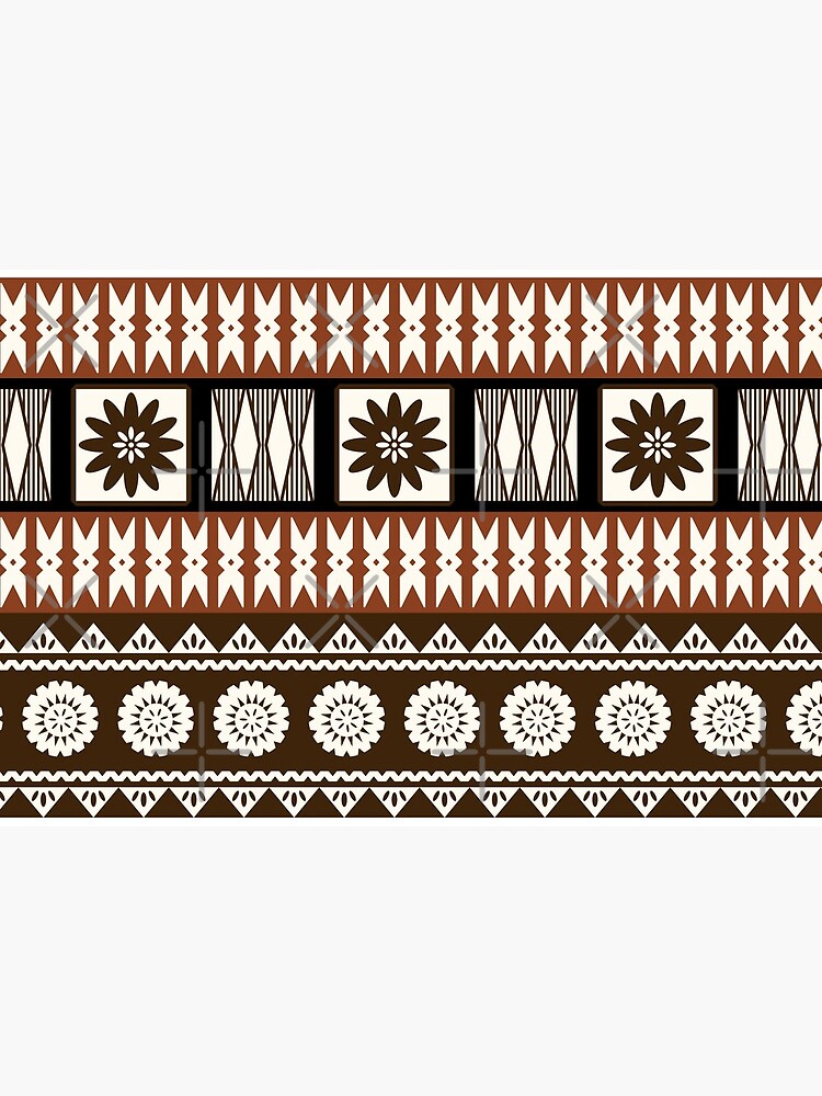 Fonulei Pattern - Tongan Ngatu Art Board Print for Sale by lolomastudio