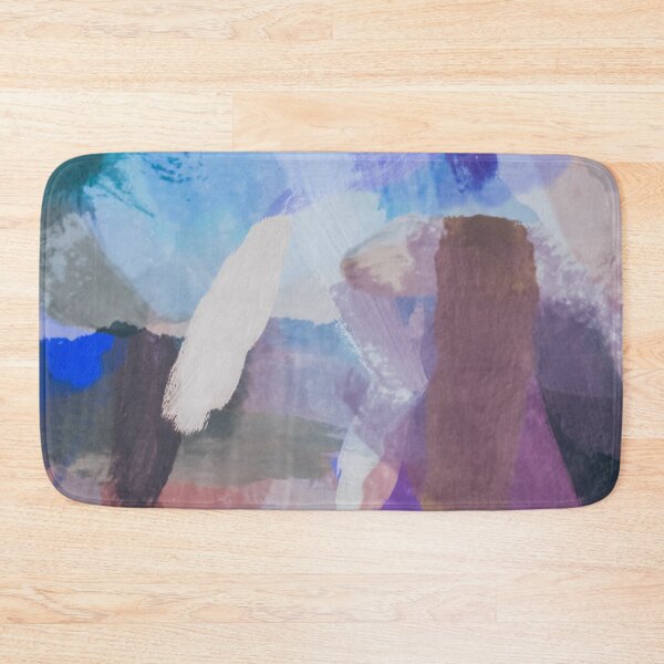 Item preview, brush painting texture abstract background in blue purple brown designed and sold by Mrvell.