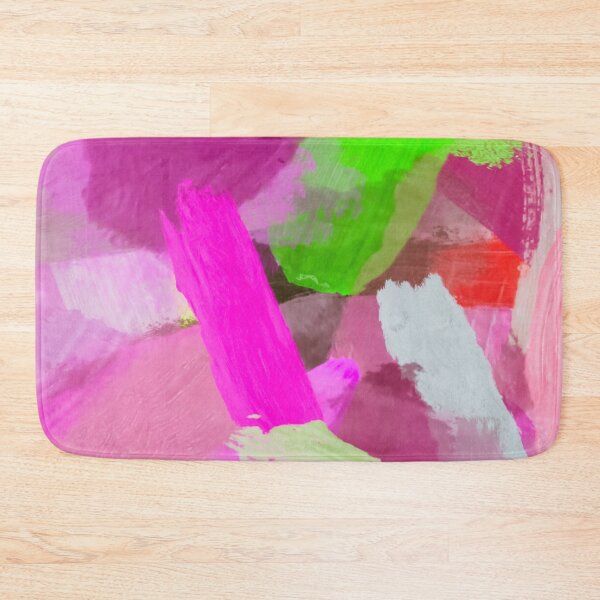Item preview, brush painting texture abstract background in pink green designed and sold by Mrvell.
