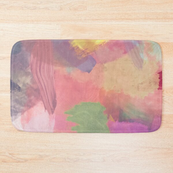 Item preview, brush painting texture abstract background in pink purple yellow designed and sold by Mrvell.