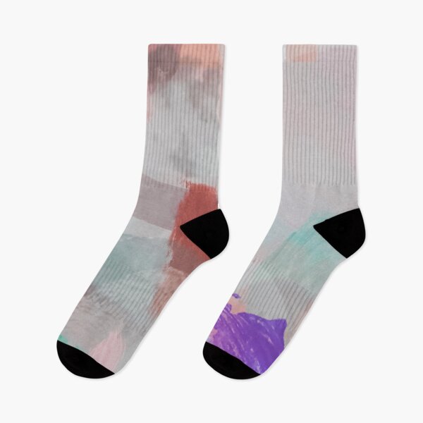 Item preview, brush painting texture abstract background in red pink purple green designed and sold by Mrvell.
