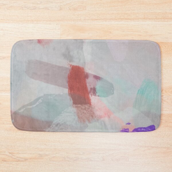 Item preview, brush painting texture abstract background in red pink purple green designed and sold by Mrvell.
