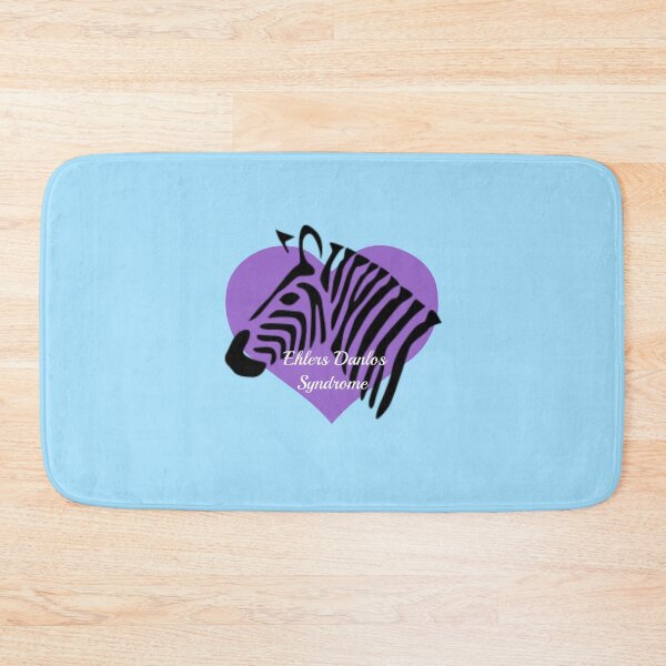 Item preview, Ehlers Danlos Syndrome Awareness - Purple Heart Zebra designed and sold by MysticalCrazy.