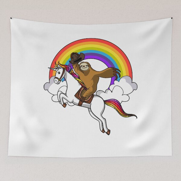 Item preview, Sloth Cowboy Riding Unicorn designed and sold by underheaven.