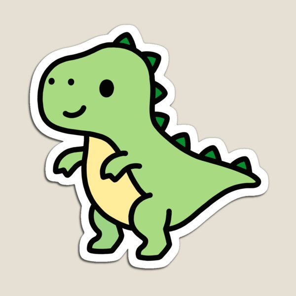 MAGNET cute magnets by Atlas Screen Printing-Made in U.S.A.--T-Rex 