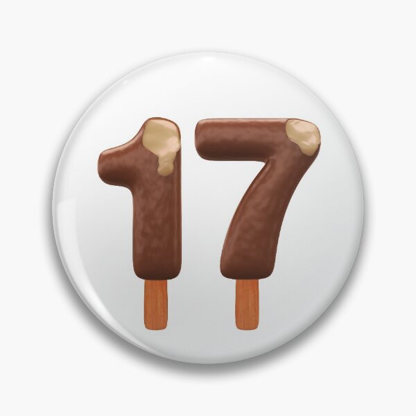 Item preview, 17 Ice Cream Seventeen Number 3d Chocolate designed and sold by HelloFromAja.