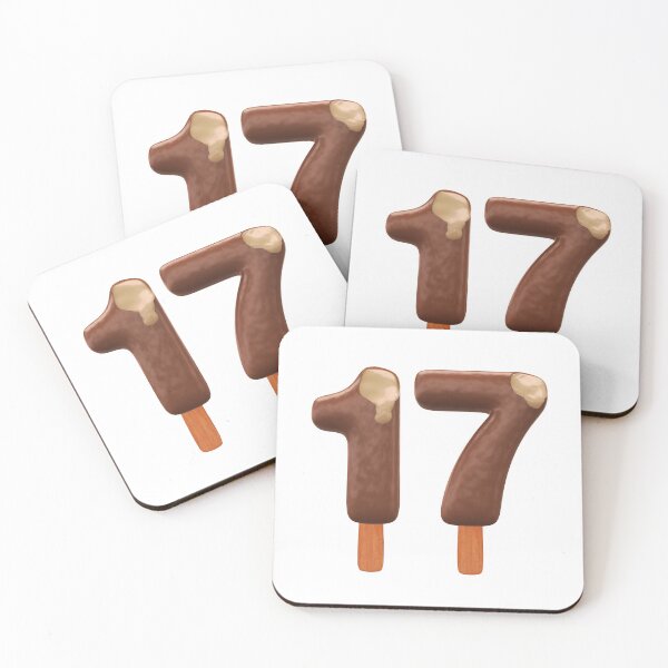 Item preview, 17 Ice Cream Seventeen Number 3d Chocolate designed and sold by HelloFromAja.