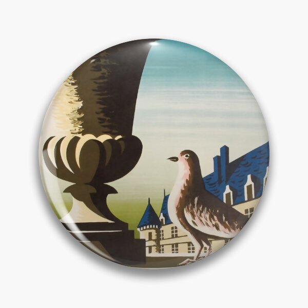 Item preview, France Pays des Chateaux vintage travel poster designed and sold by stickart-marek.
