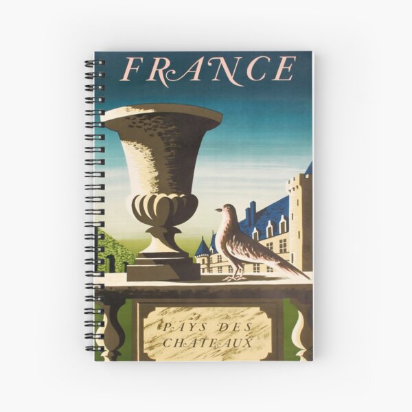 Item preview, France Pays des Chateaux vintage travel poster designed and sold by stickart-marek.
