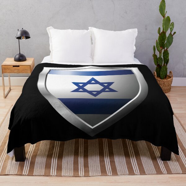 Item preview, Strong Israel Flag Shield Country designed and sold by HelloFromAja.