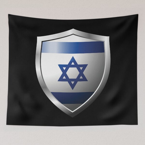 Item preview, Strong Israel Flag Shield Country designed and sold by HelloFromAja.