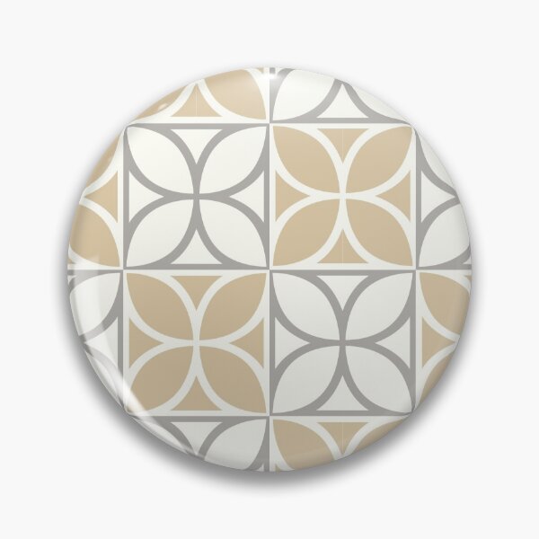 Item preview, Beige and White Nonu Polynesian Pattern designed and sold by lolomastudio.